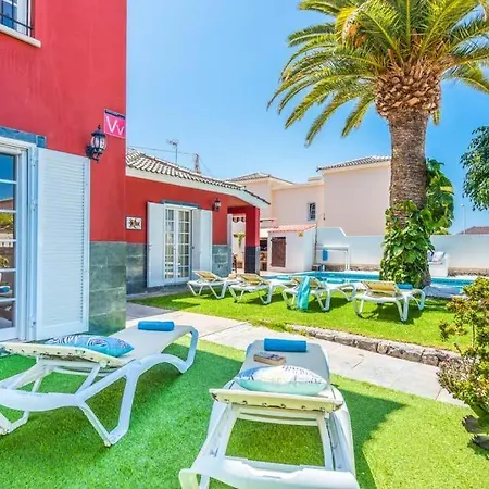 Villa Playa De Fanabe Sleeps 8 With Pool And Air Con Costa Adeje (Tenerife)